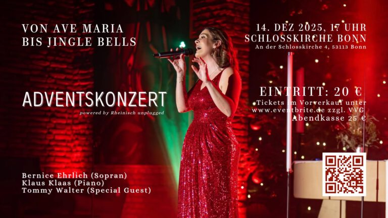 Weihnachtskonzert in Bonn mit Bernice Ehrlich