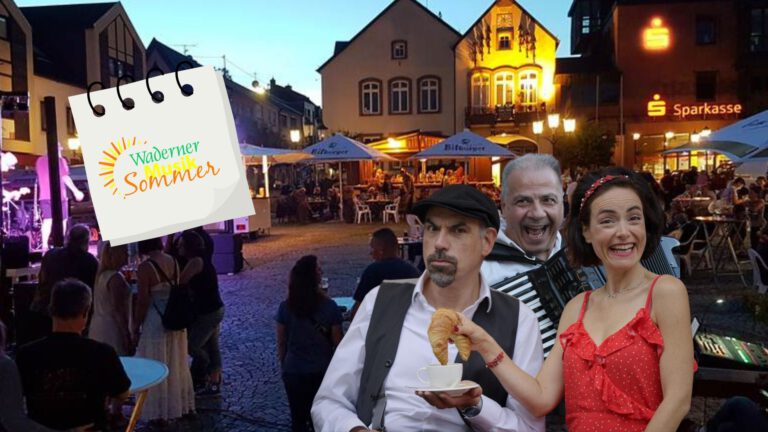 Chanson-Abend auf dem Marktplatz in Wadern